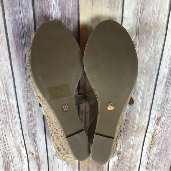 Women’s Banana Republic Wedge Sandals Size 10 - Picture 5 of 8